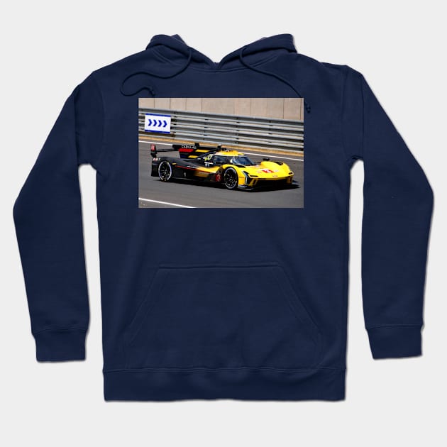 Cadillac V Series R no3 24 Hours of Le Mans 2023 Hoodie by AndyEvansPhotos